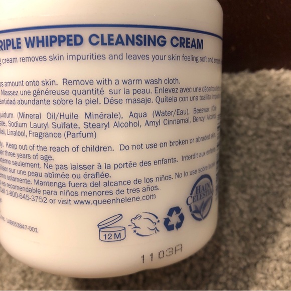 Queen Helene Professional Cleansing Cream, Triple Whipped & Extra Soft, 15oz - Picture 3 of 8